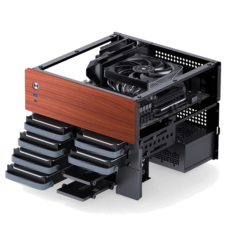 Alleen Storage X: Até oito discos, quatro pela frente